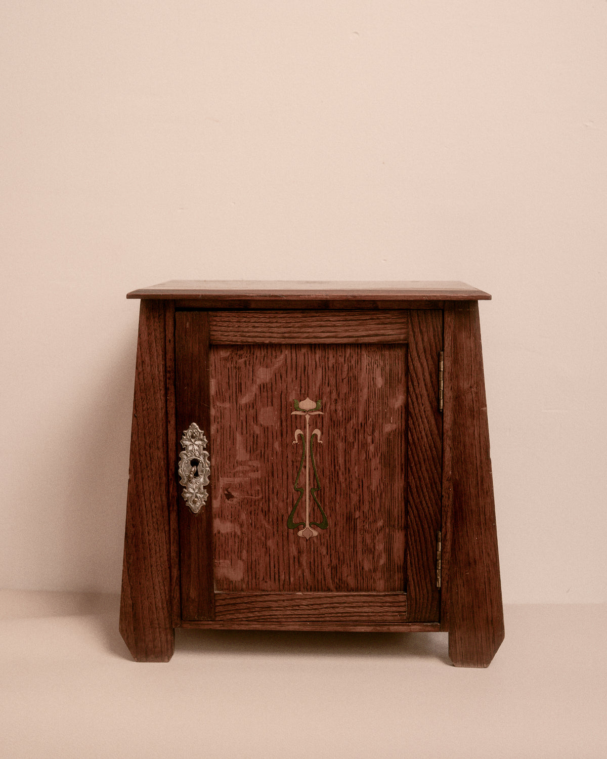 Art Nouveau Oak Smoker’s Cabinet, c.1900–1910