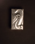 Hertz Ballin Pewter Matchbox Holder, Denmark, c. 1910s