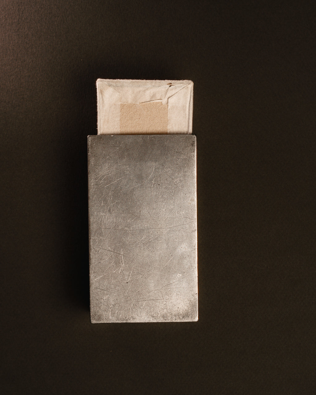 Hertz Ballin Pewter Matchbox Holder, Denmark, c. 1910s