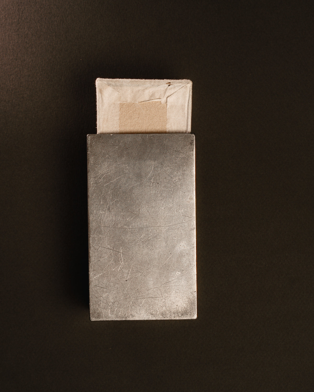 Hertz Ballin Pewter Matchbox Holder, Denmark, c. 1910s