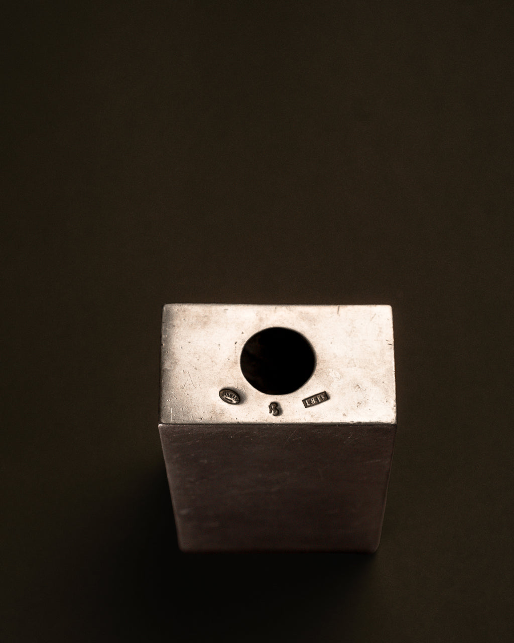 Hertz Ballin Pewter Matchbox Holder, Denmark, c. 1910s