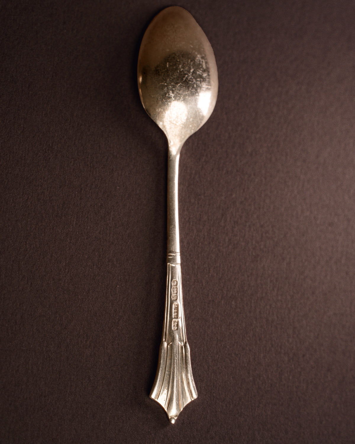 Sterling Silver Coffee Spoons in Bravingtons Case, 1920s