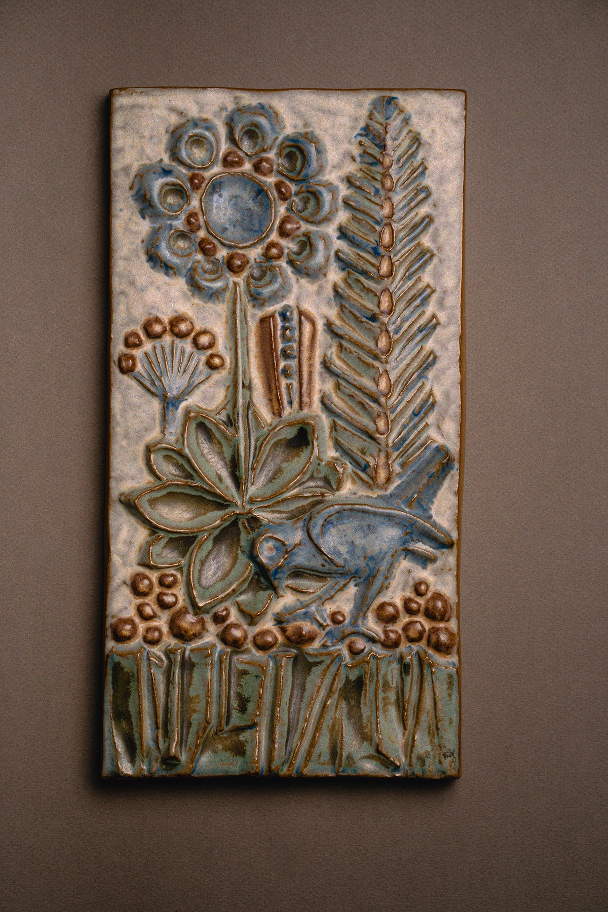 Marianne Starck Ceramic Wall Panel, 1960s.