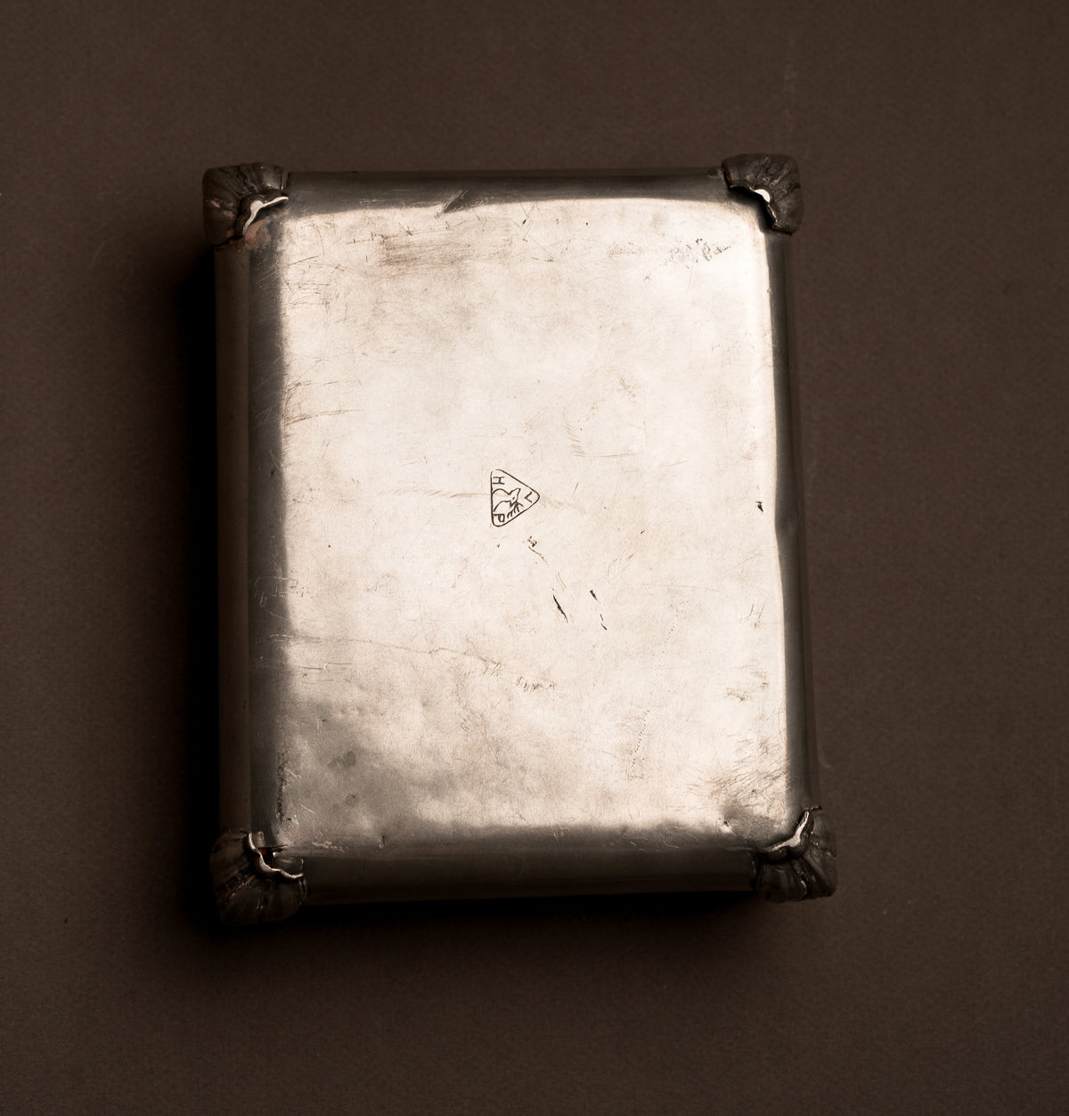Danish Skønvirke Pewter Box, Early 20th Century