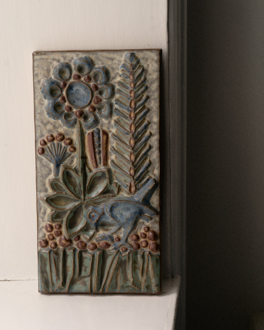 Marianne Starck Ceramic Wall Panel, 1960s.